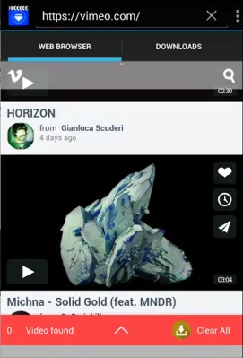 Download Video android App screenshot 2